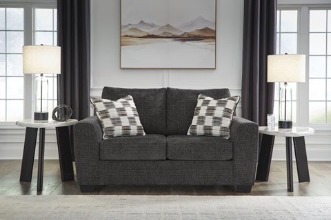 loreo ebony loveseat